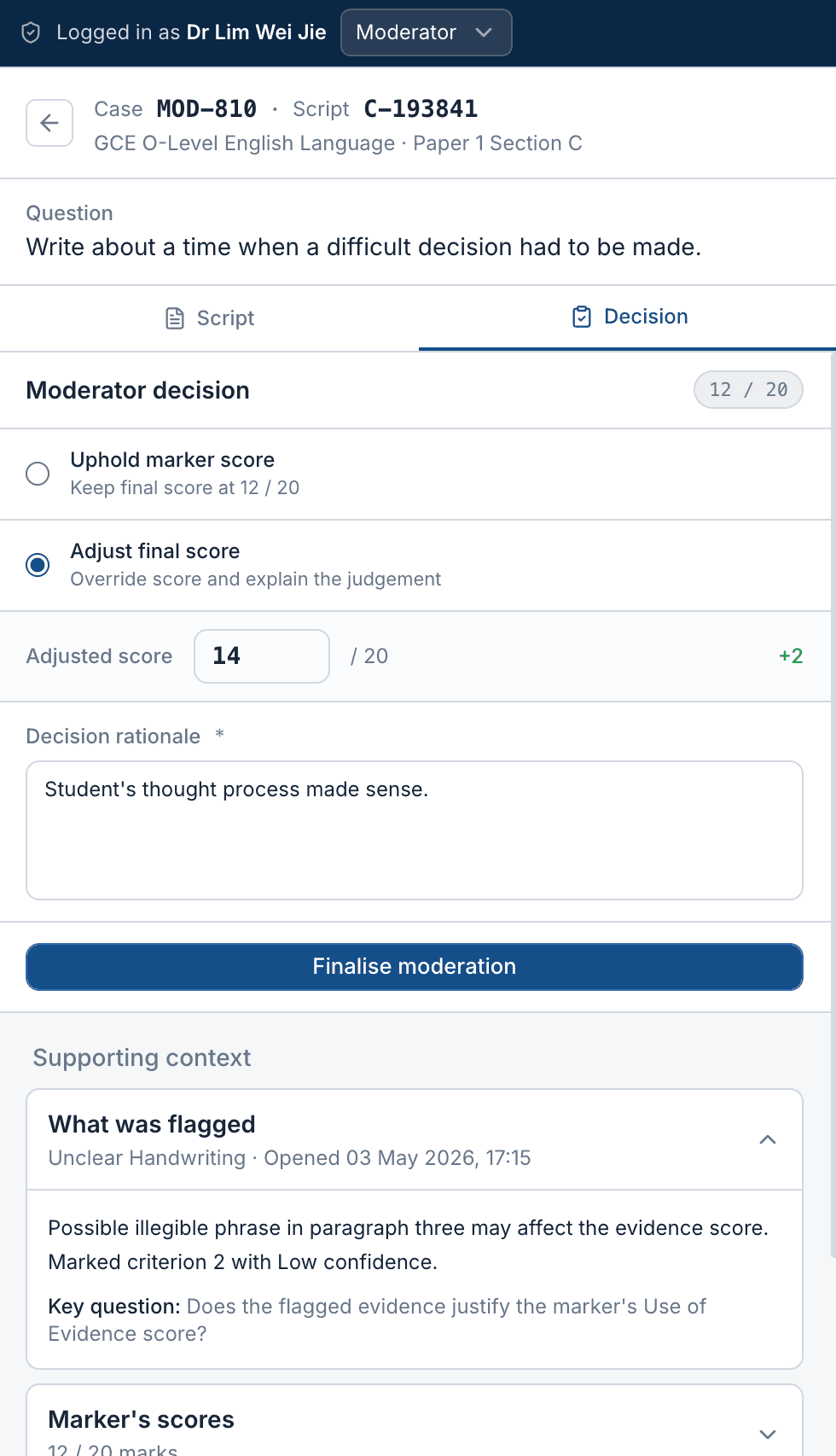 An image of Freelio's budget ui