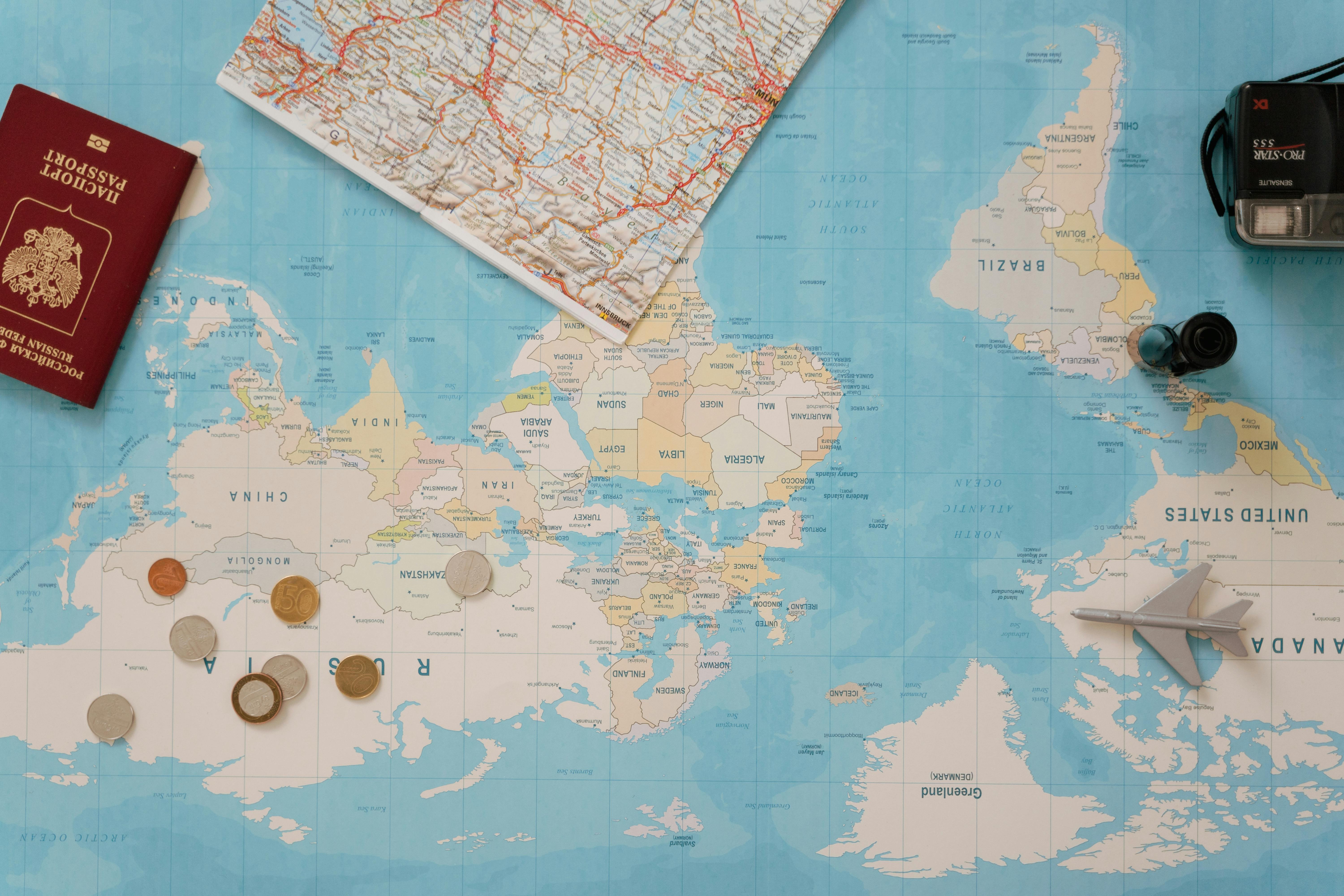 map, passport