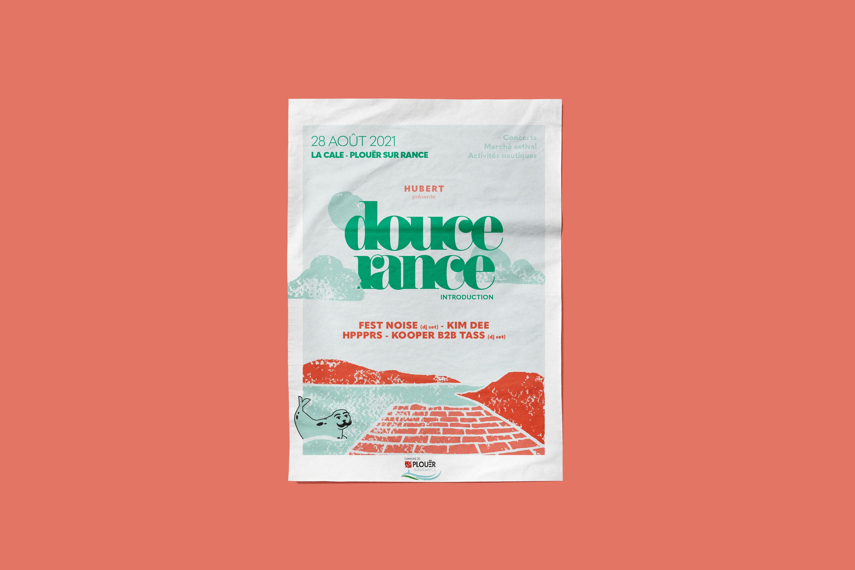 A mockup of a Macbook placed on a table