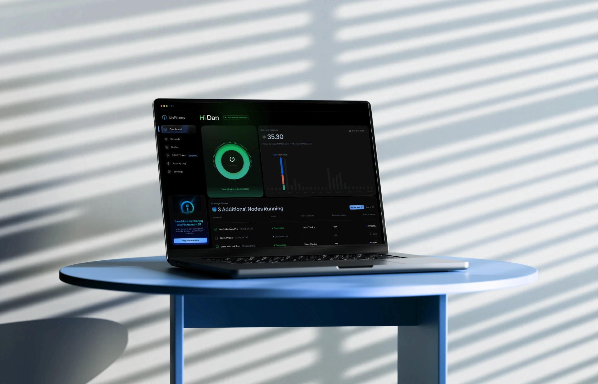 IdleFinance by Victor Adedini