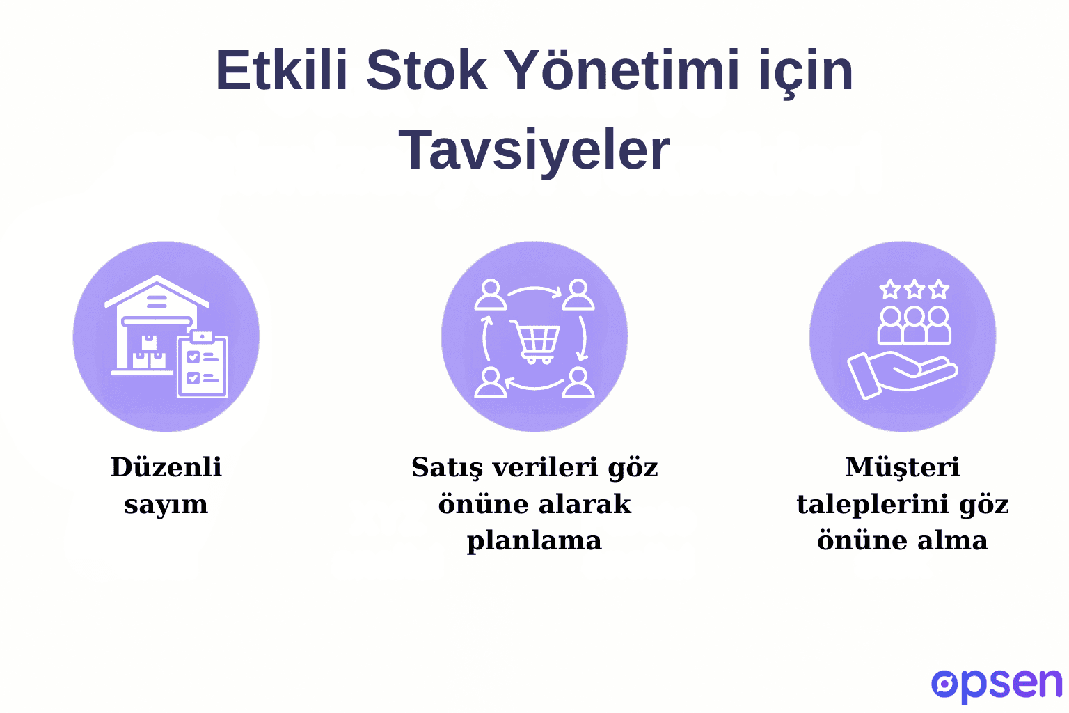 Etkili Stok Yönetimi için Tavsiyeler
