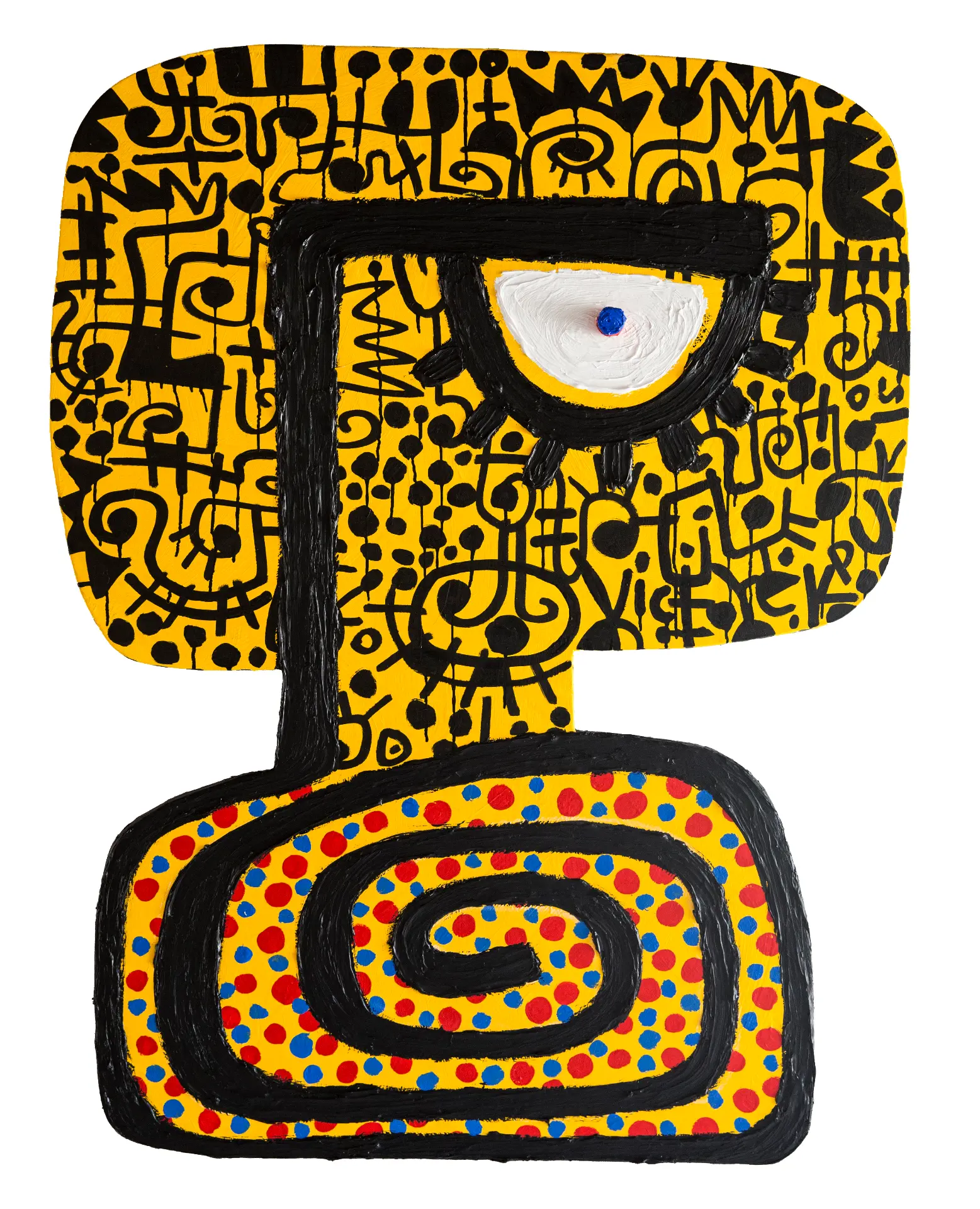 Returnee, c. 2015. Acrylic on wood 48 x 36½ in. (122 x 91½ cm.)