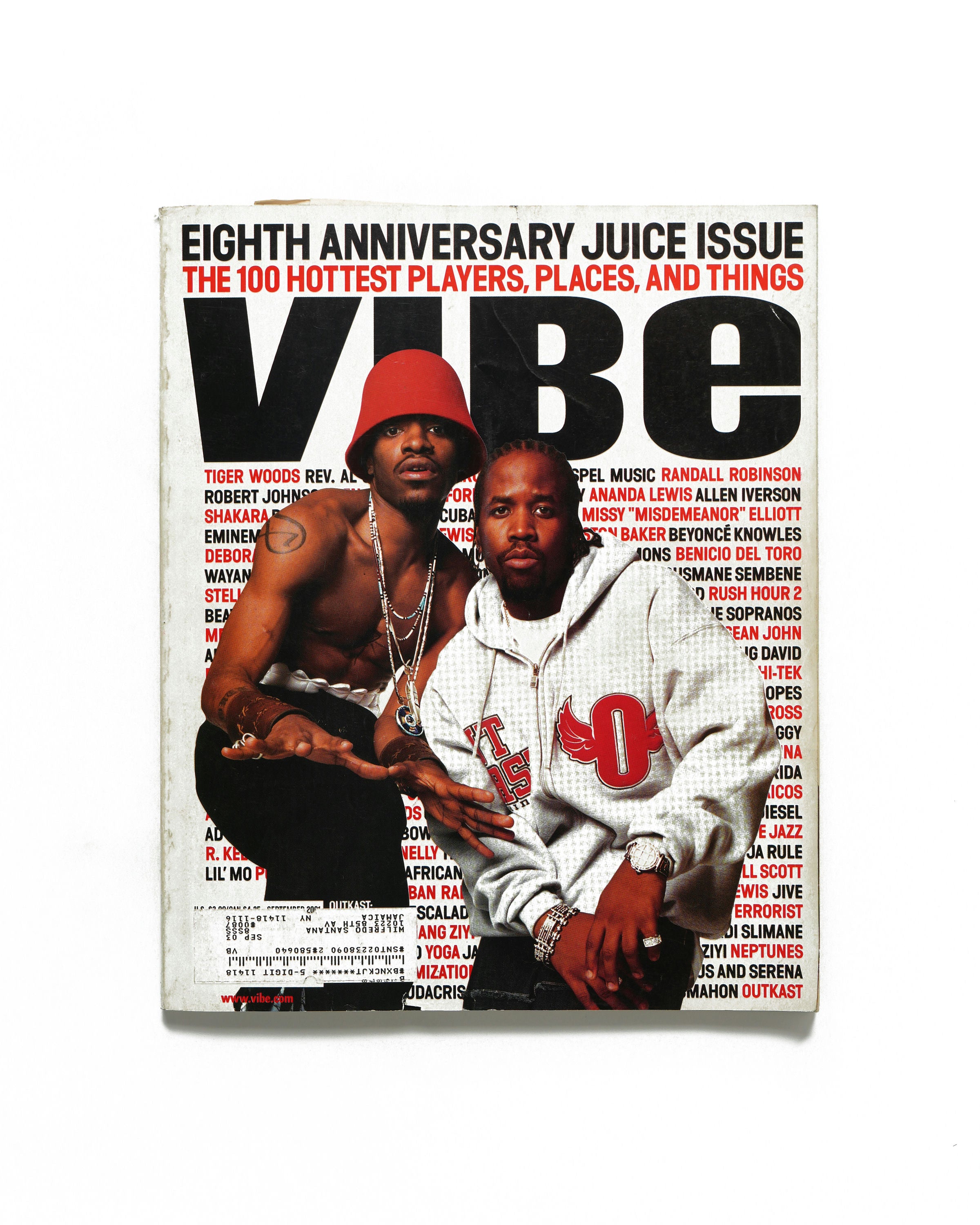 VIBE - September 2001 - Front Cover