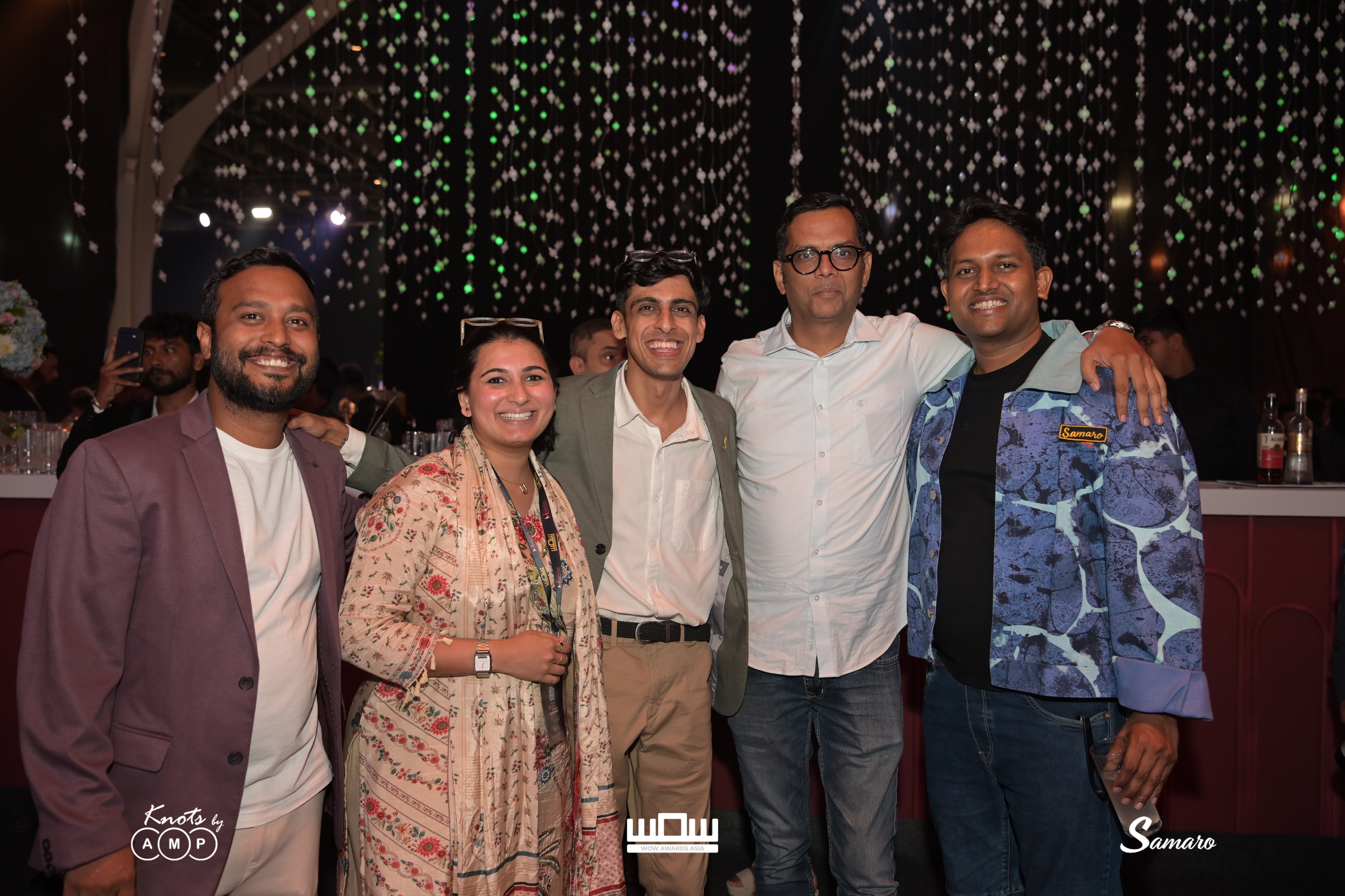Attendees networking during WOW Awards Asia 2026 at Jio World Convention Centre