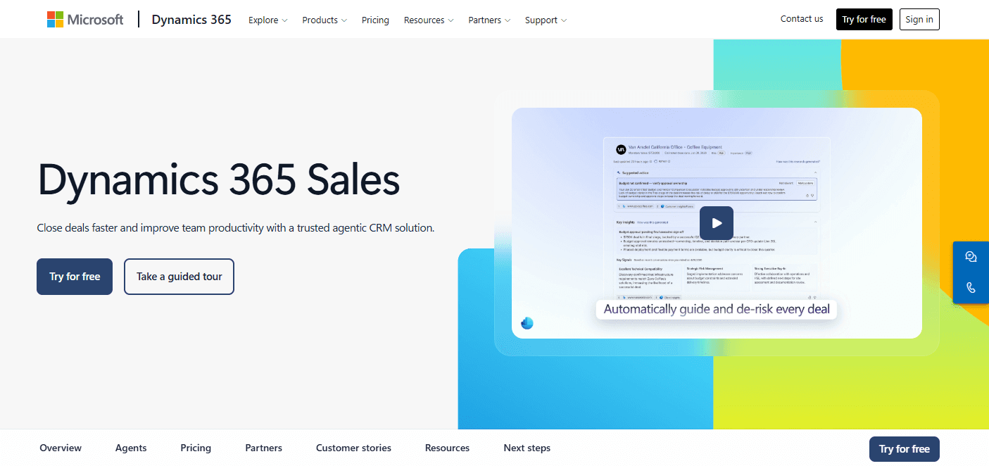 Microsoft Dynamics 365 Sales