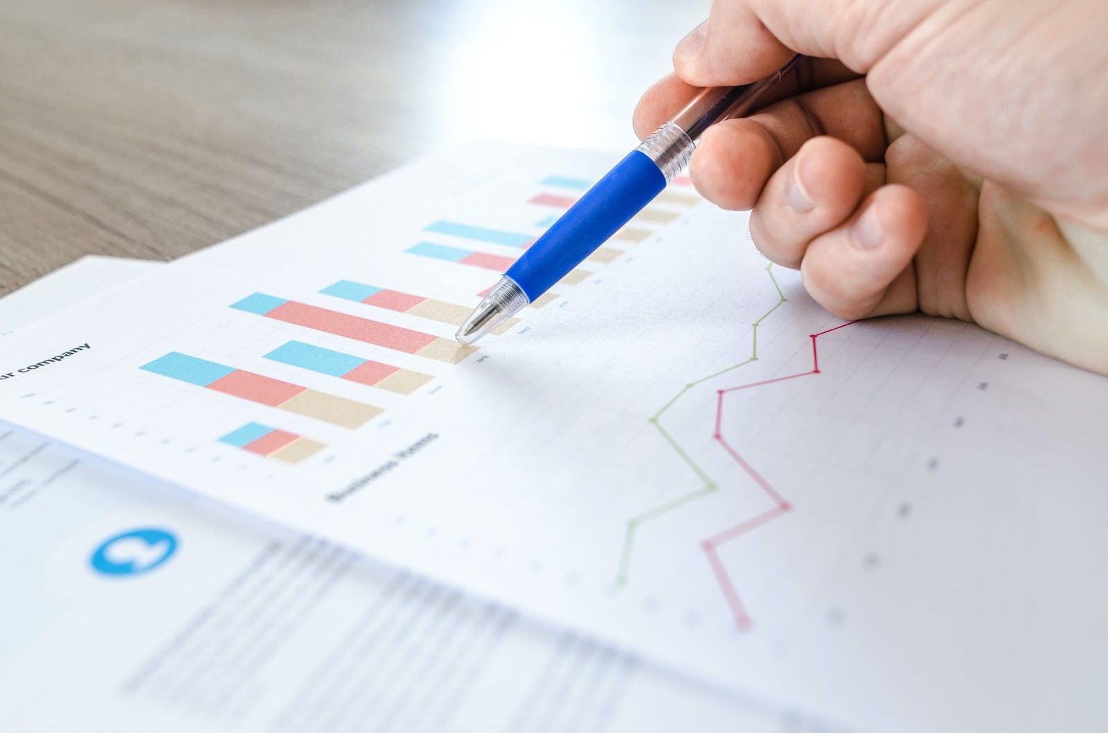 This insightful image captures the essence of data analysis. It features a magnifying glass hovering over a collection of data charts, graphs, and numbers. The image represents the keywords "data analysis," "insights," "patterns," and "analytics." The magnifying glass symbolizes the process of diving deep into data to uncover valuable information. It conveys the idea of examining data sets, detecting trends, and drawing meaningful conclusions. 