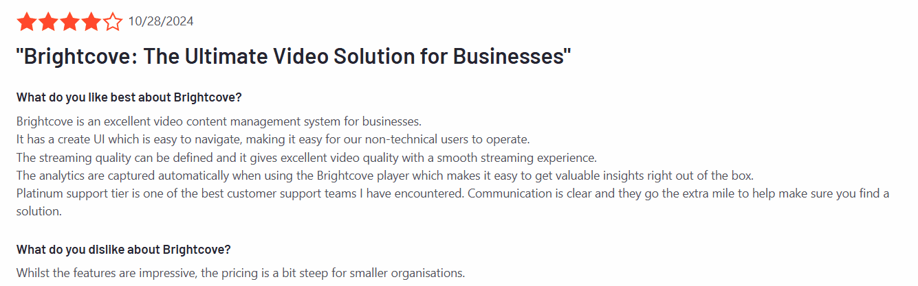 bright cove review on G2