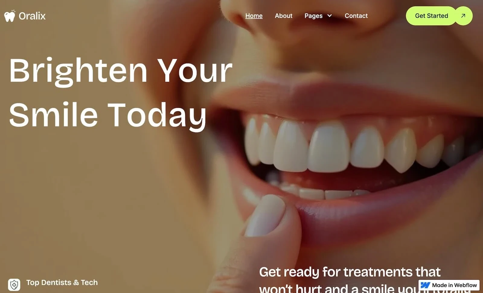 Oralix - Dental Website Template