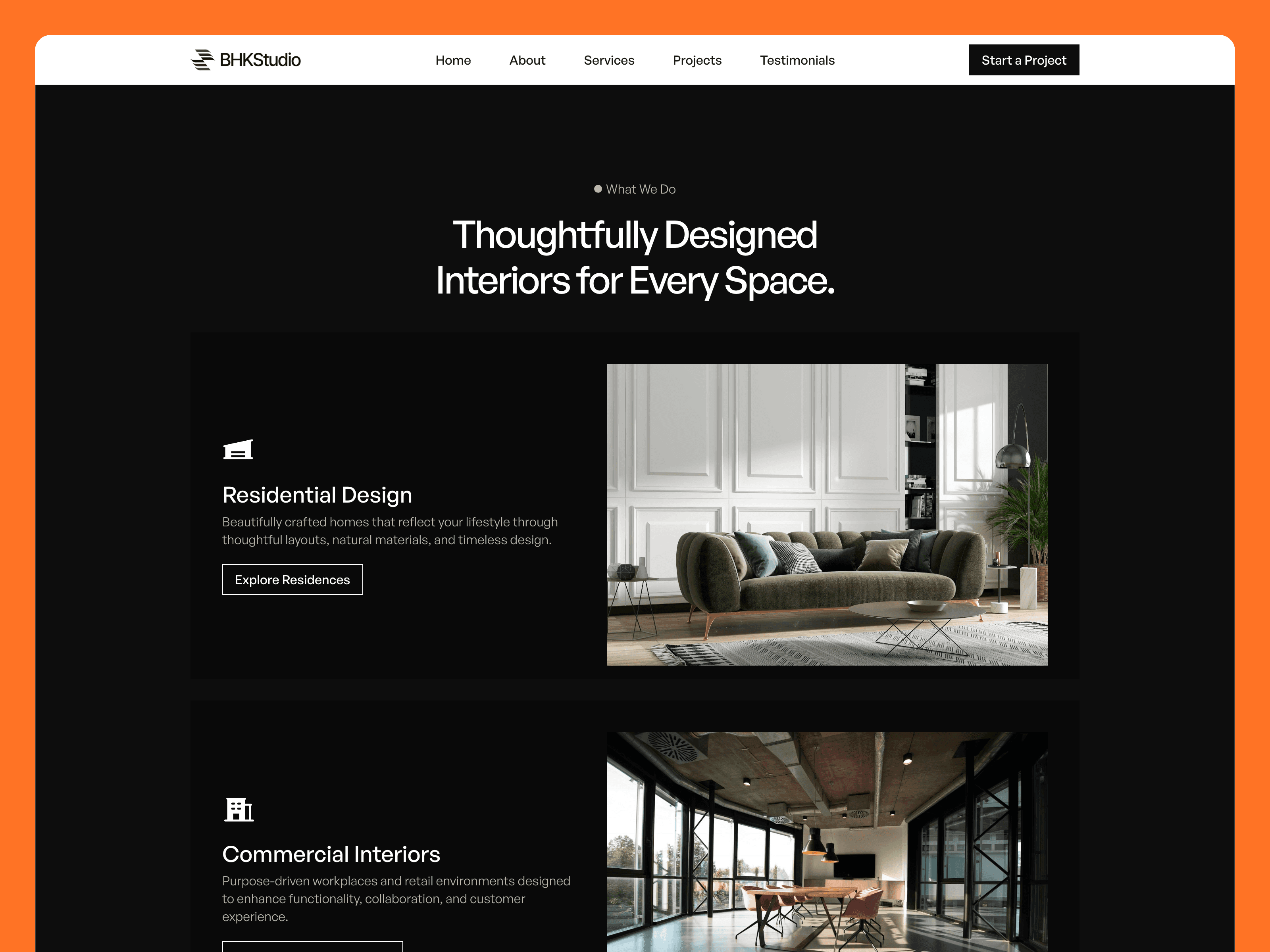 Free Framer Template for Interior Designers, Architects & Design Studios