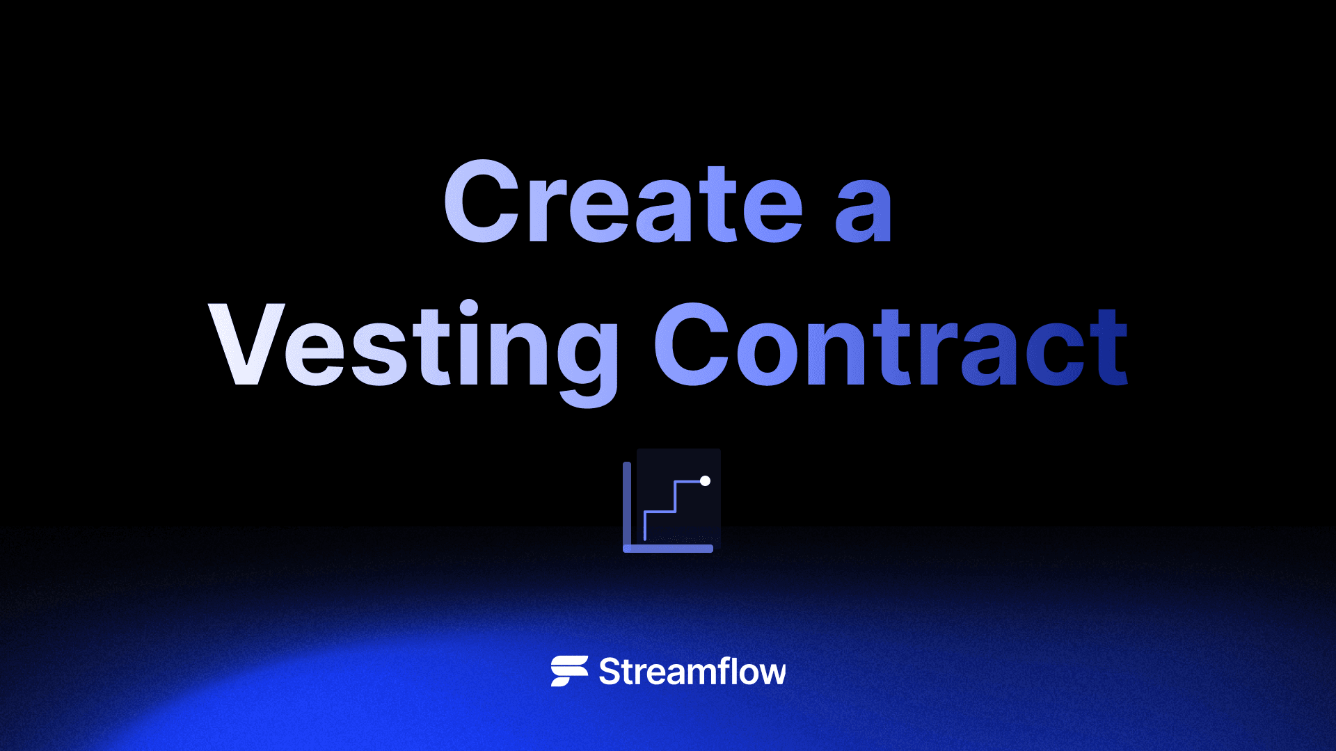 Create a token vesting contract on Solana via Streamflow