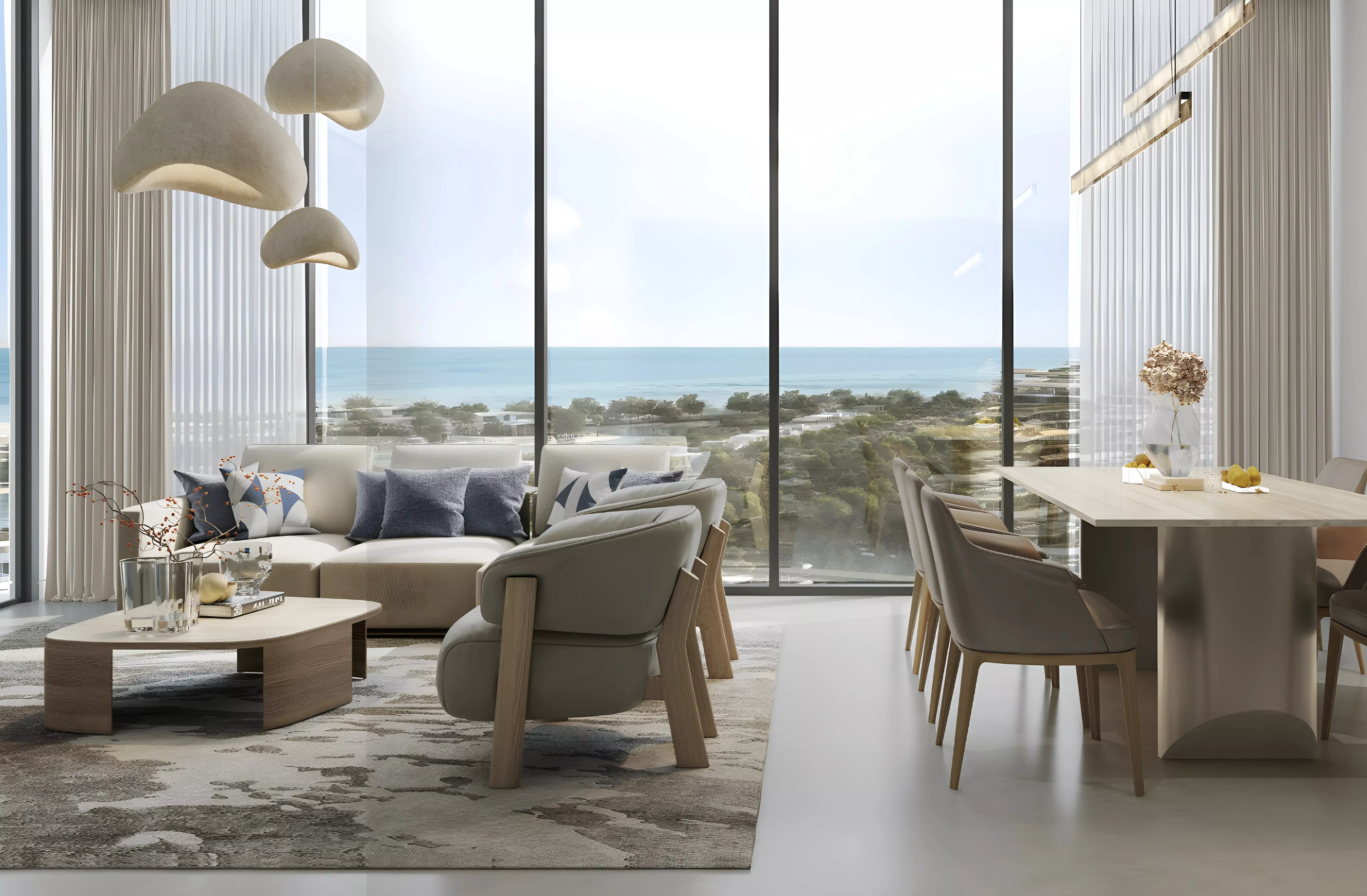 Sobha Bayfront Marina Residences Living Room Interior