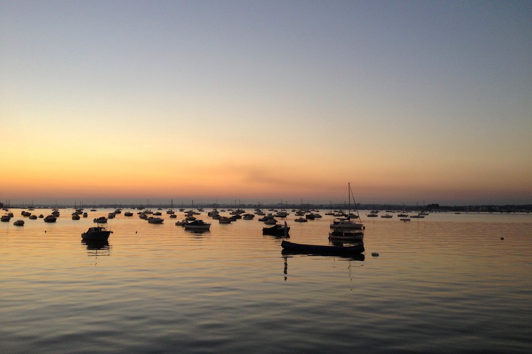 Poole harbour by Poole Old Town