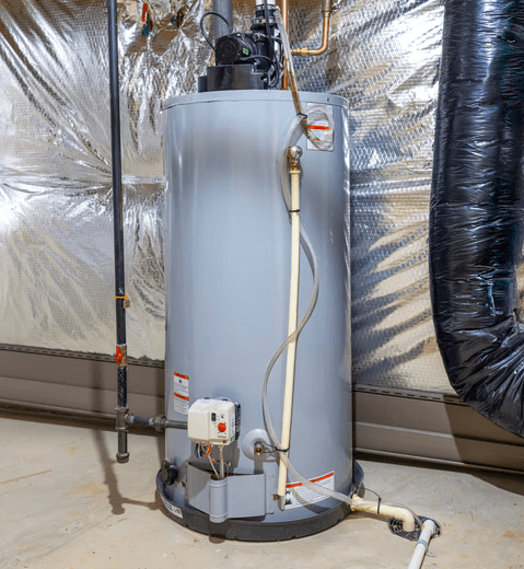 Newly installed residential boiler system in a Toronto basement