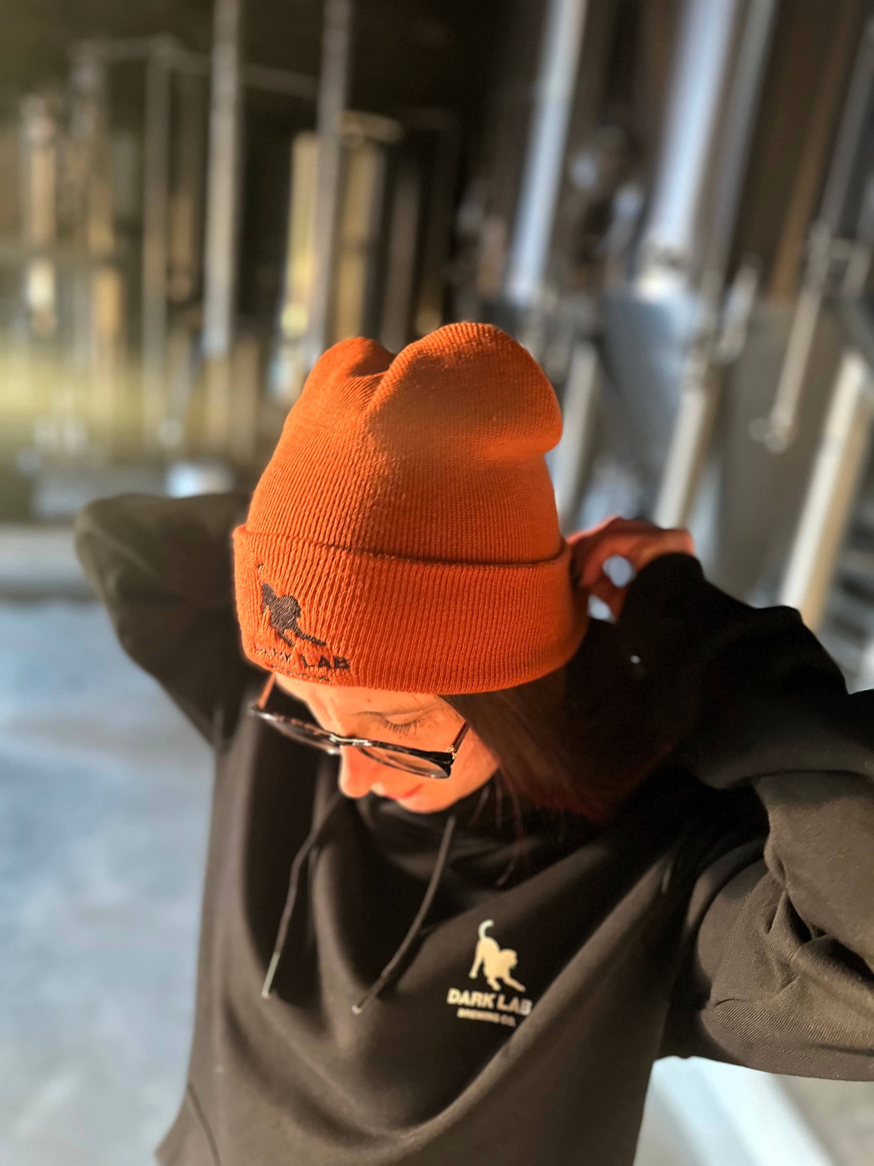 bonnet marron merch dark lab