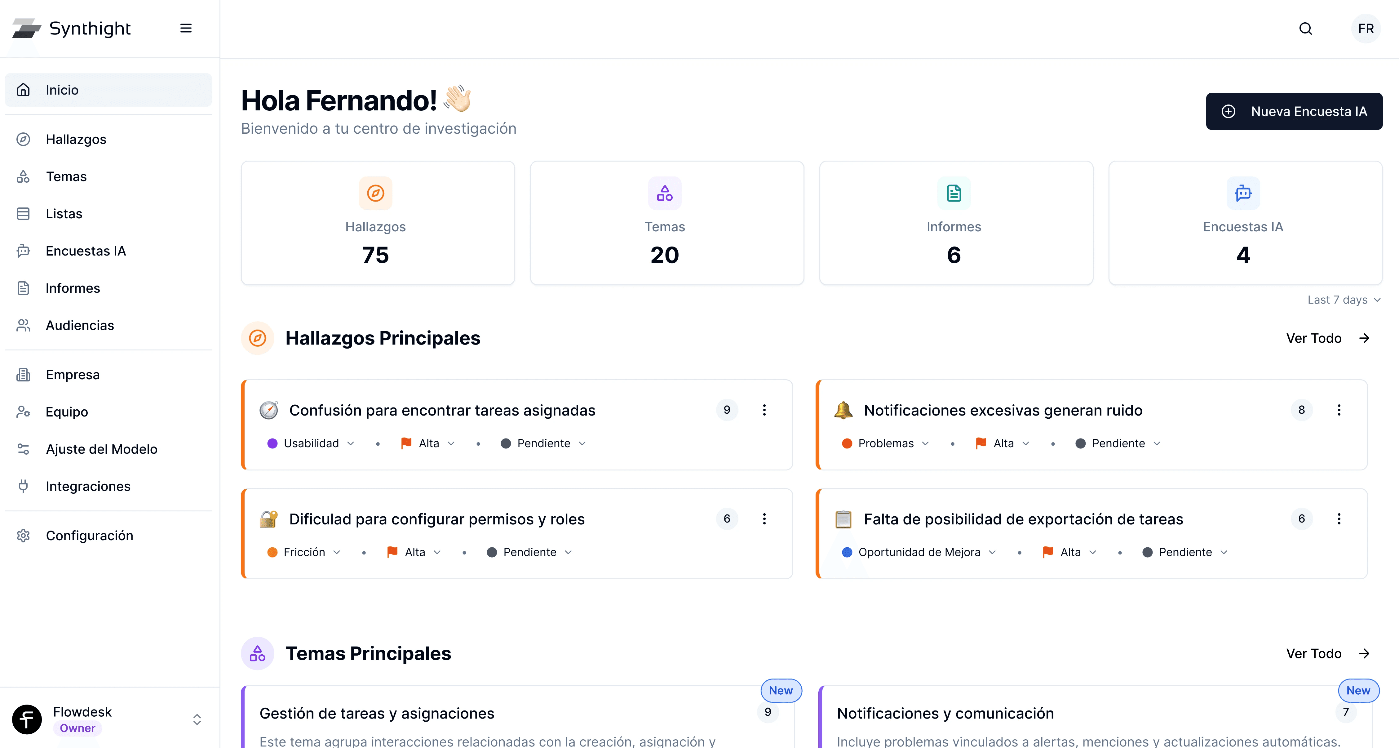An image of Dreelio's dashboard