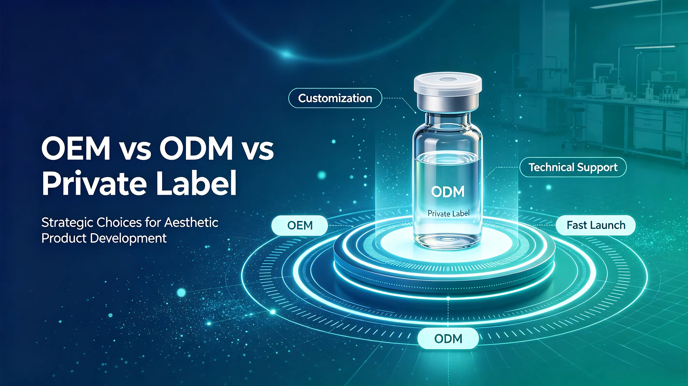 Choosing the right injectable aesthetic manufacturing model