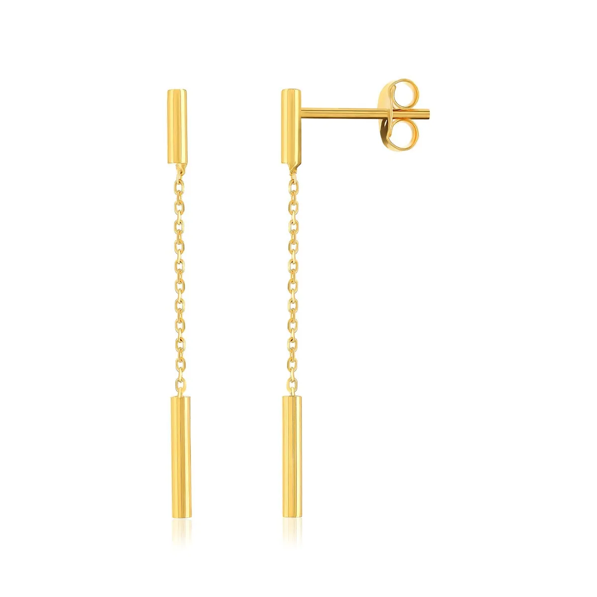 Boucles d'oreilles en or jaune 375