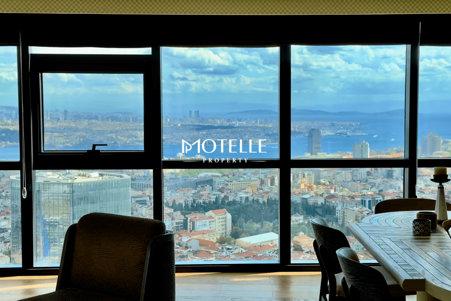 Luxury penthouse for sale in Şişli Istanbul with panoramic sea views
