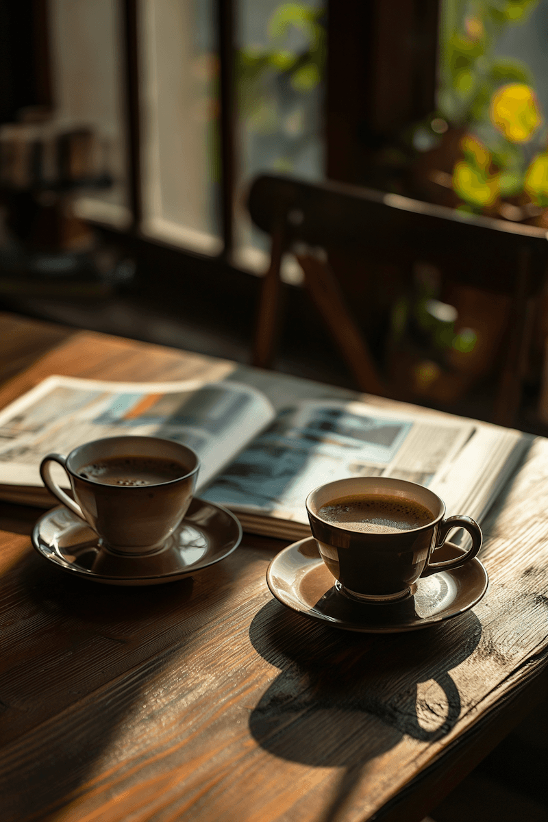 coffee beans on white ceramic mug beside stainless steel spoon