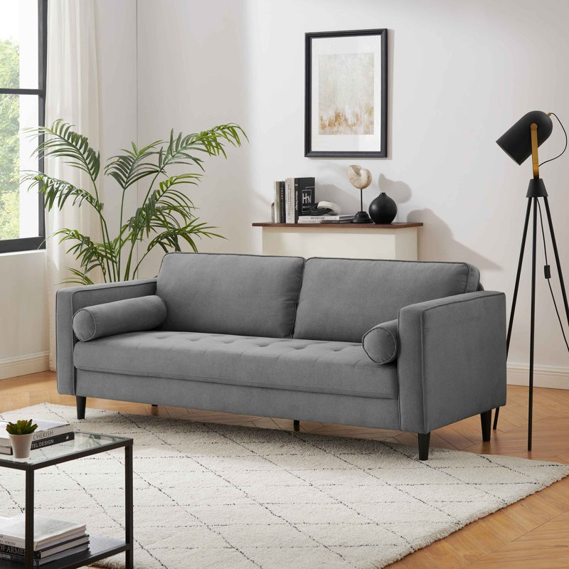 Stylish modern design sofa showcasing clean lines and a contemporary look, perfect for enhancing any living space.