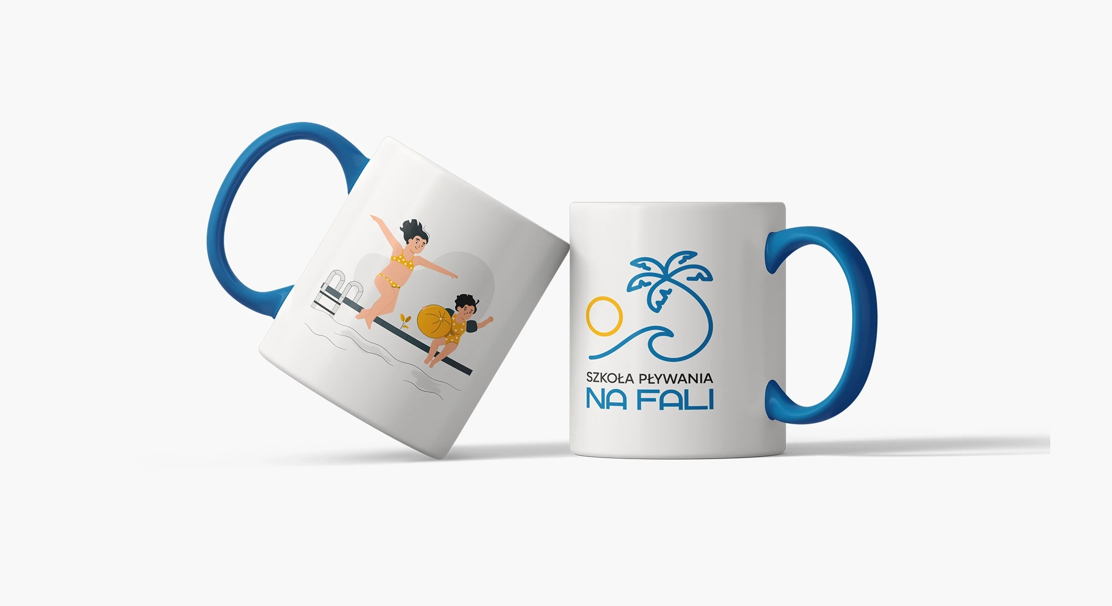 Logo Na Fali - aplikacja na kubku