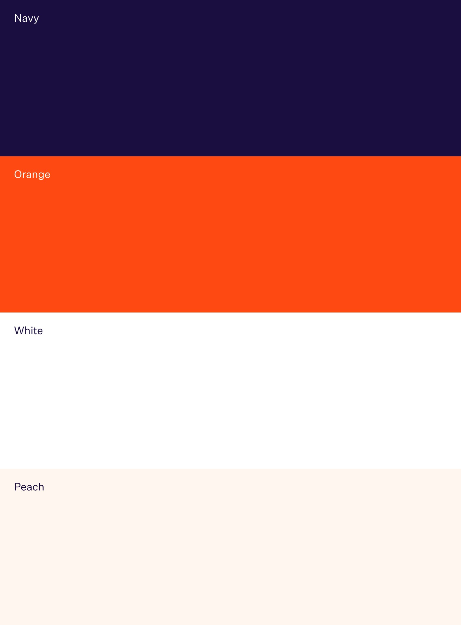 Breakdown of GrantStation's primary color palette.