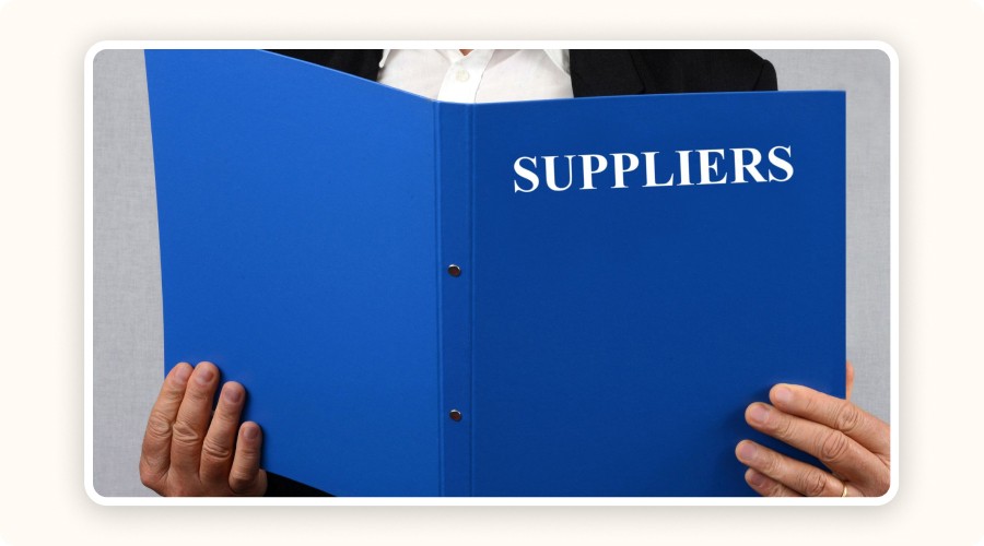 suppliers binder