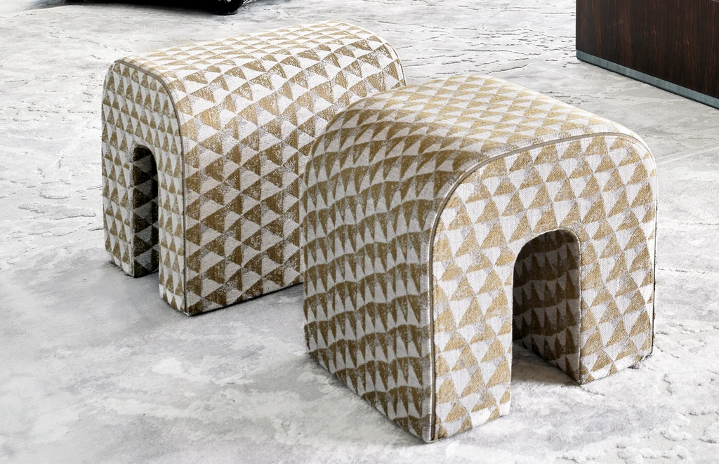 Pouf pixel in un ambiente moderno.