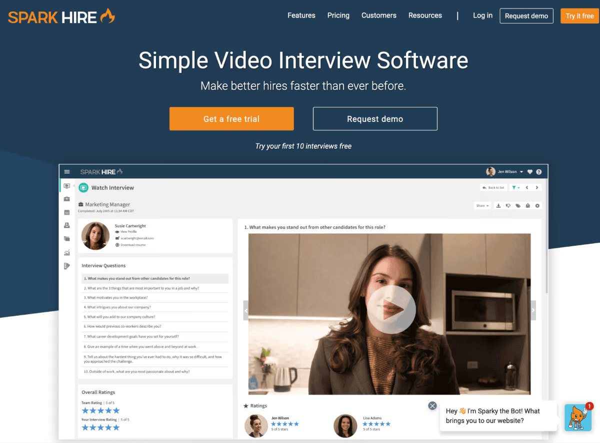 Spark Hire – Video interview software