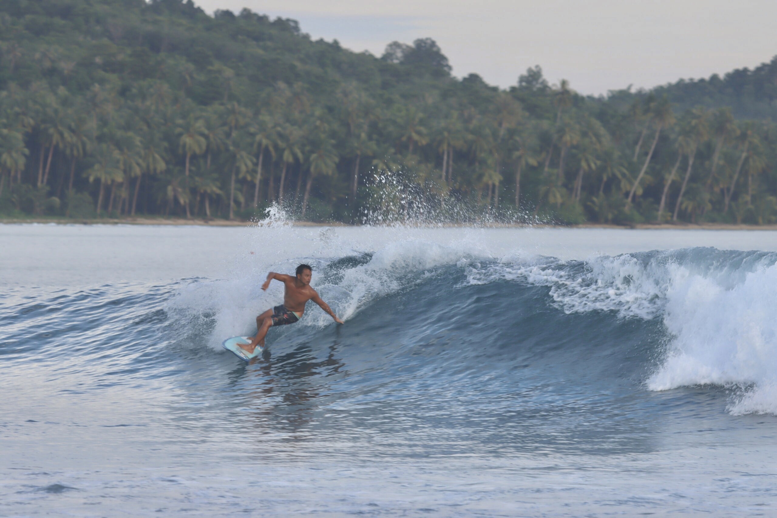 Two men greeting with hand