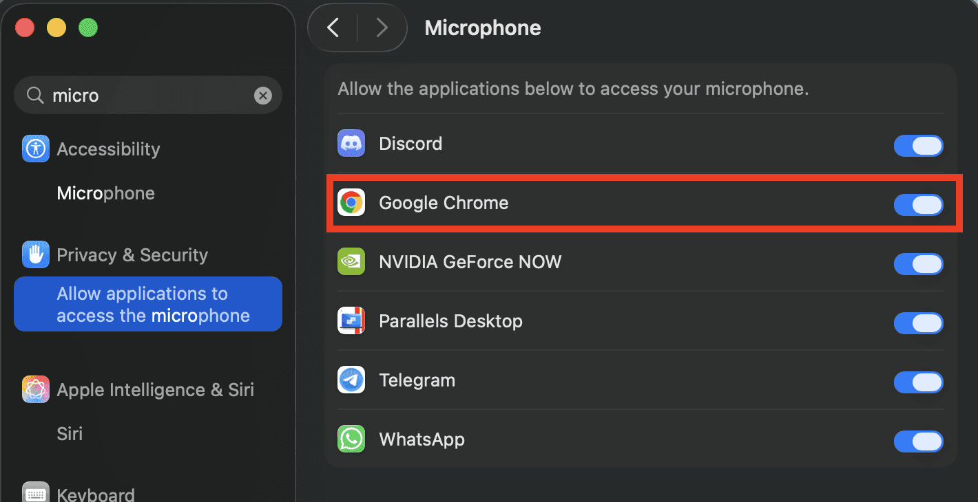 MacOS Settings — screenshot 4