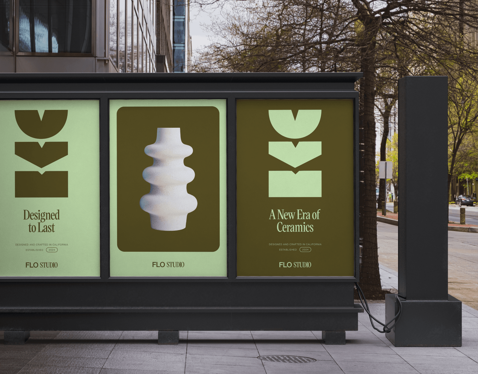 Brand visuals for an emerging ceramic label.