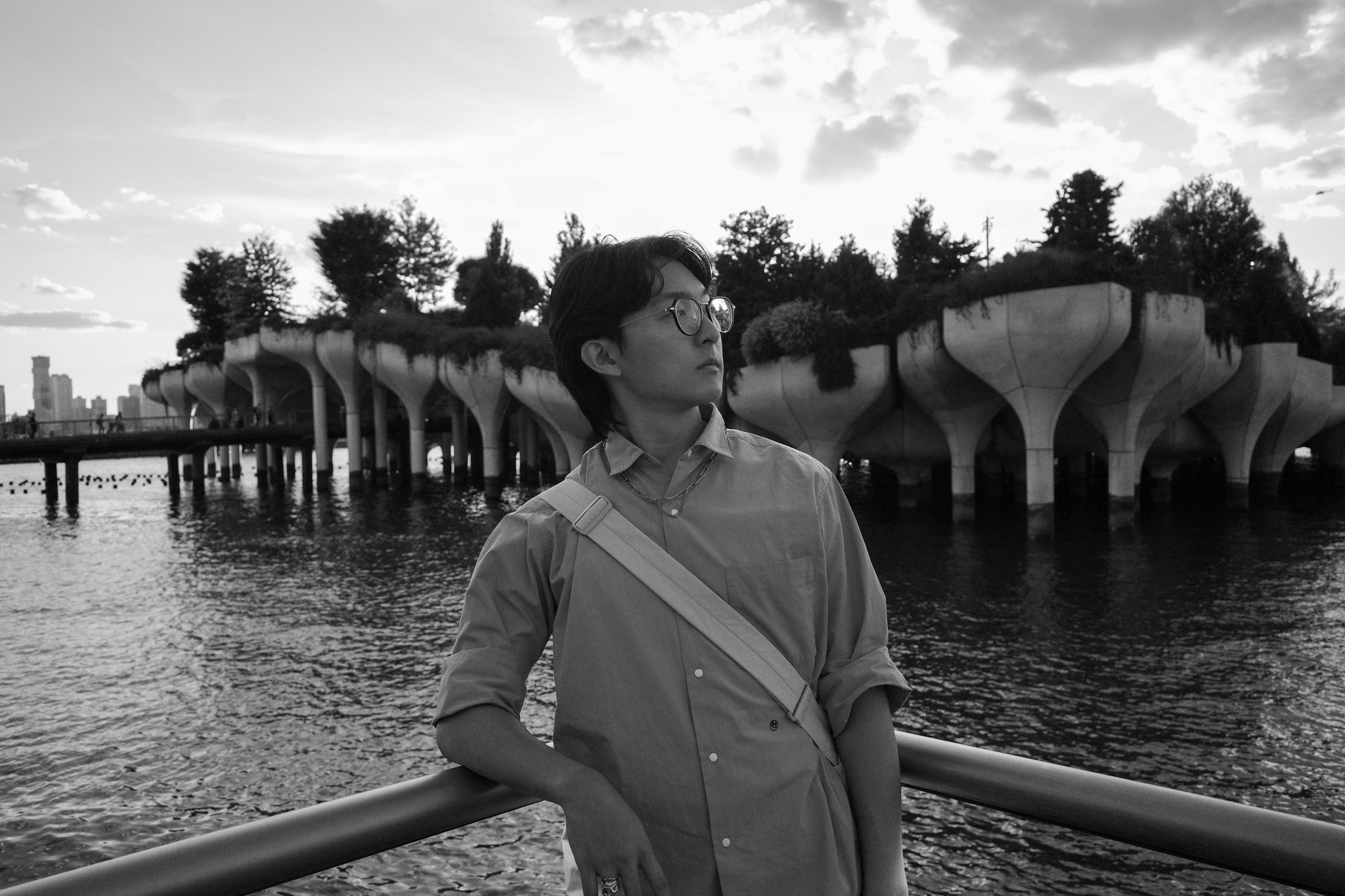 Group of people relaxing outdoors on a field or lawn