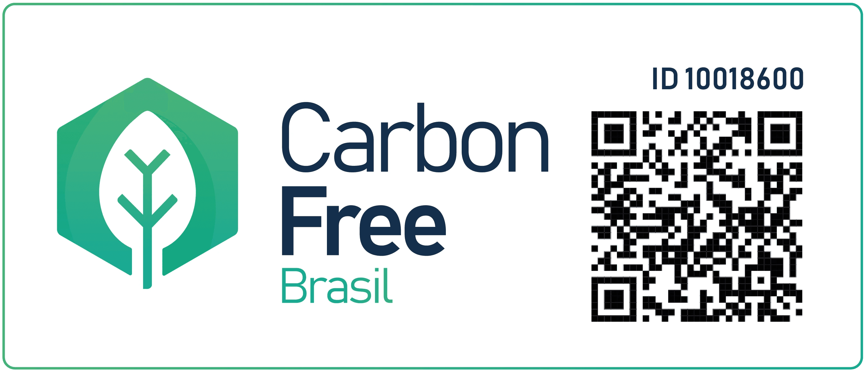 Selo de Certificação - Carbon Free