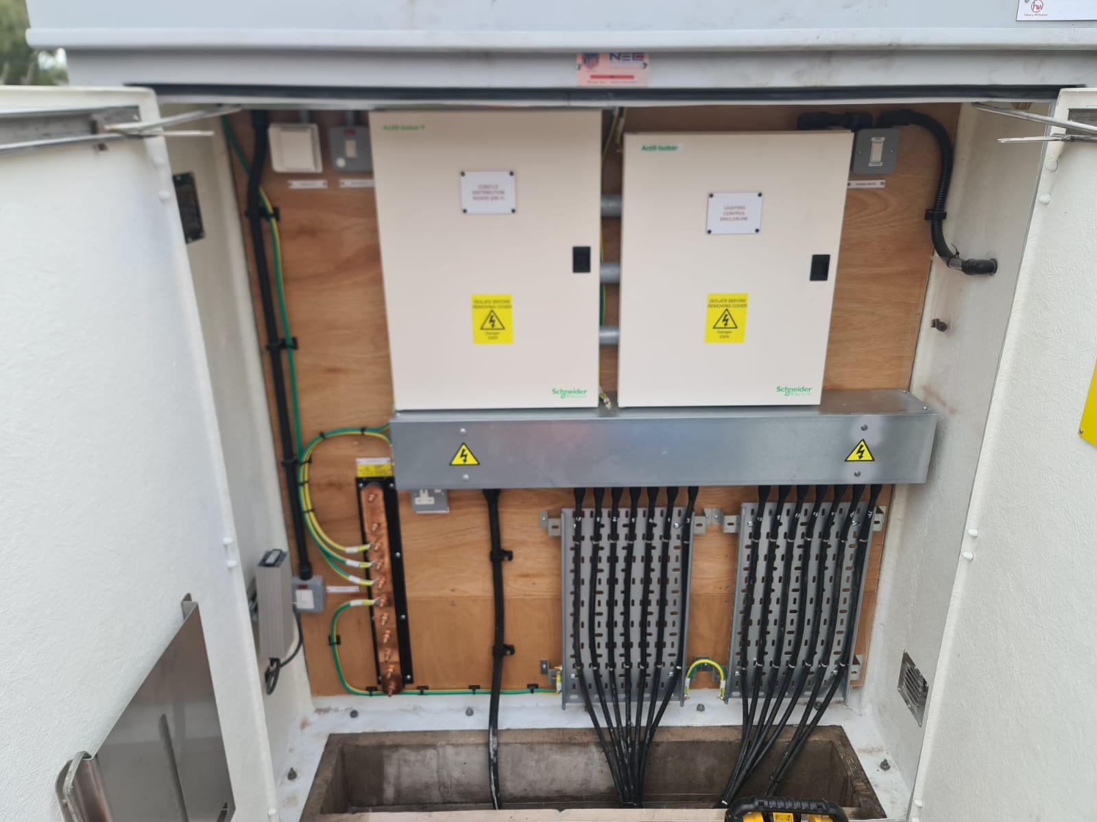 An electrical rail project completed by DPH 