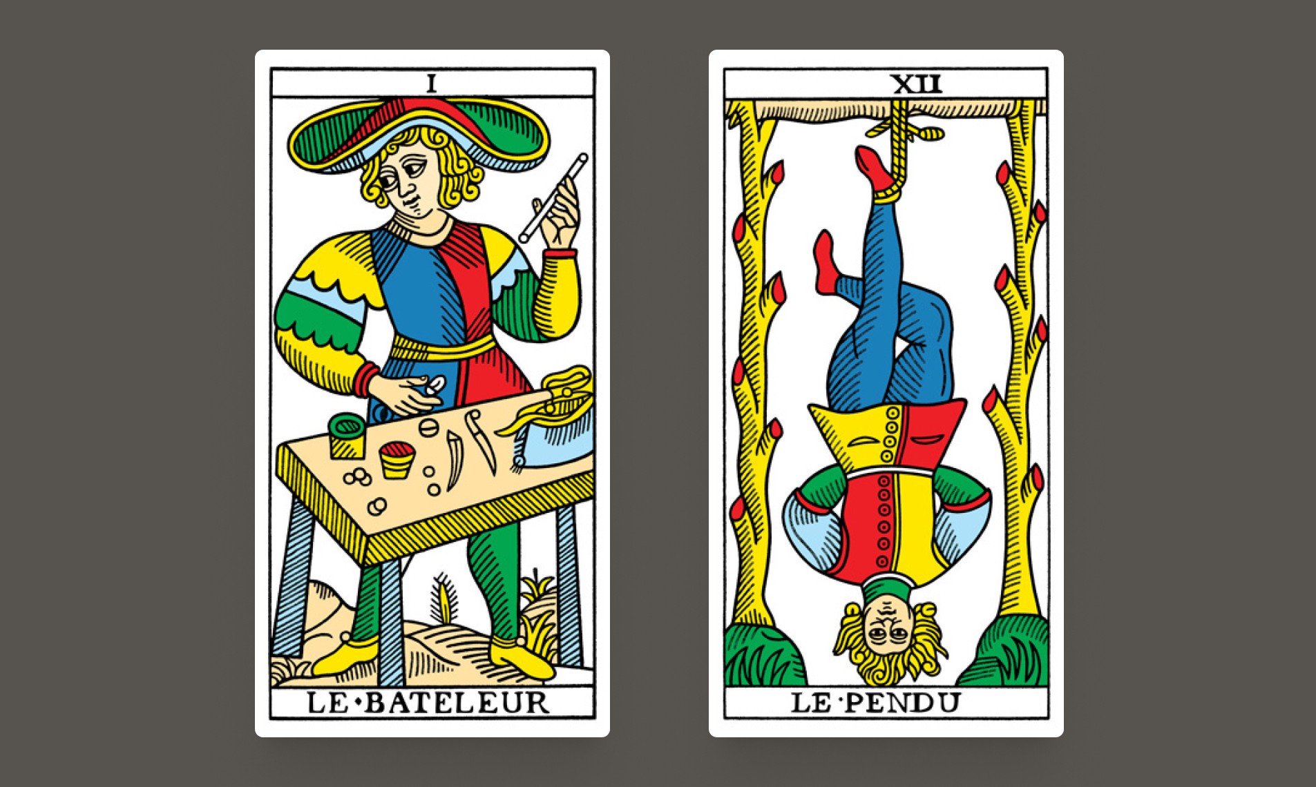 Magician and The Hanged man combination meaning