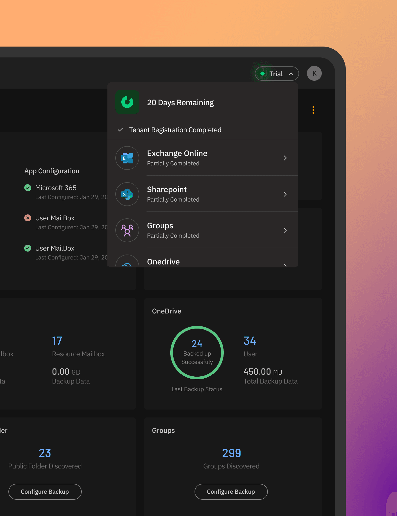 Self-Trial Onboarding at Druva Software