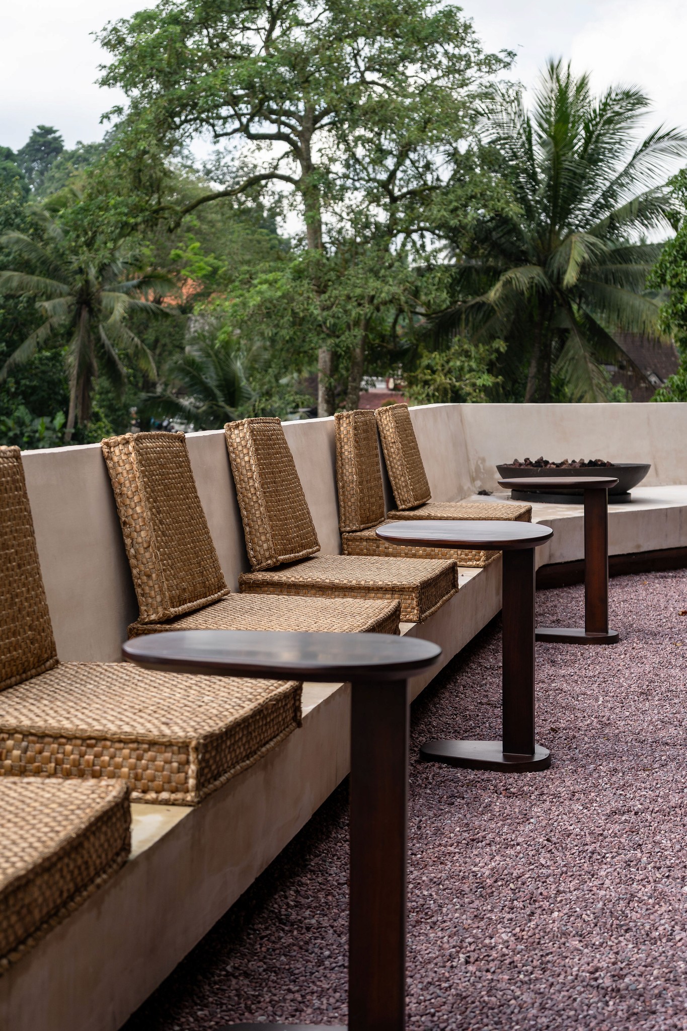 chilling with a best views at fire restaurant ubud