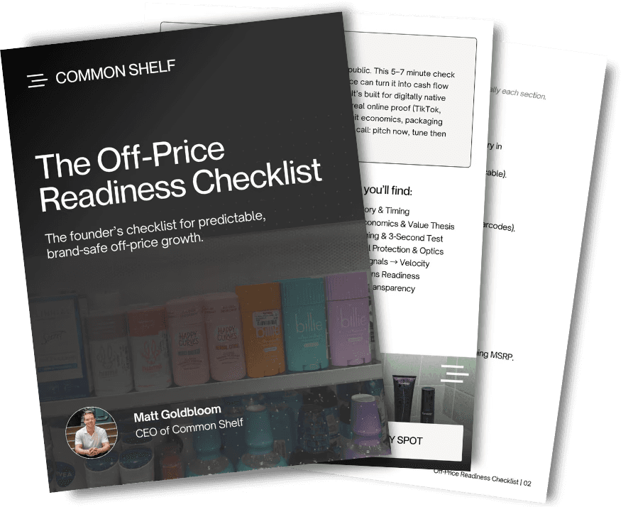 Off-price readiness checklist 