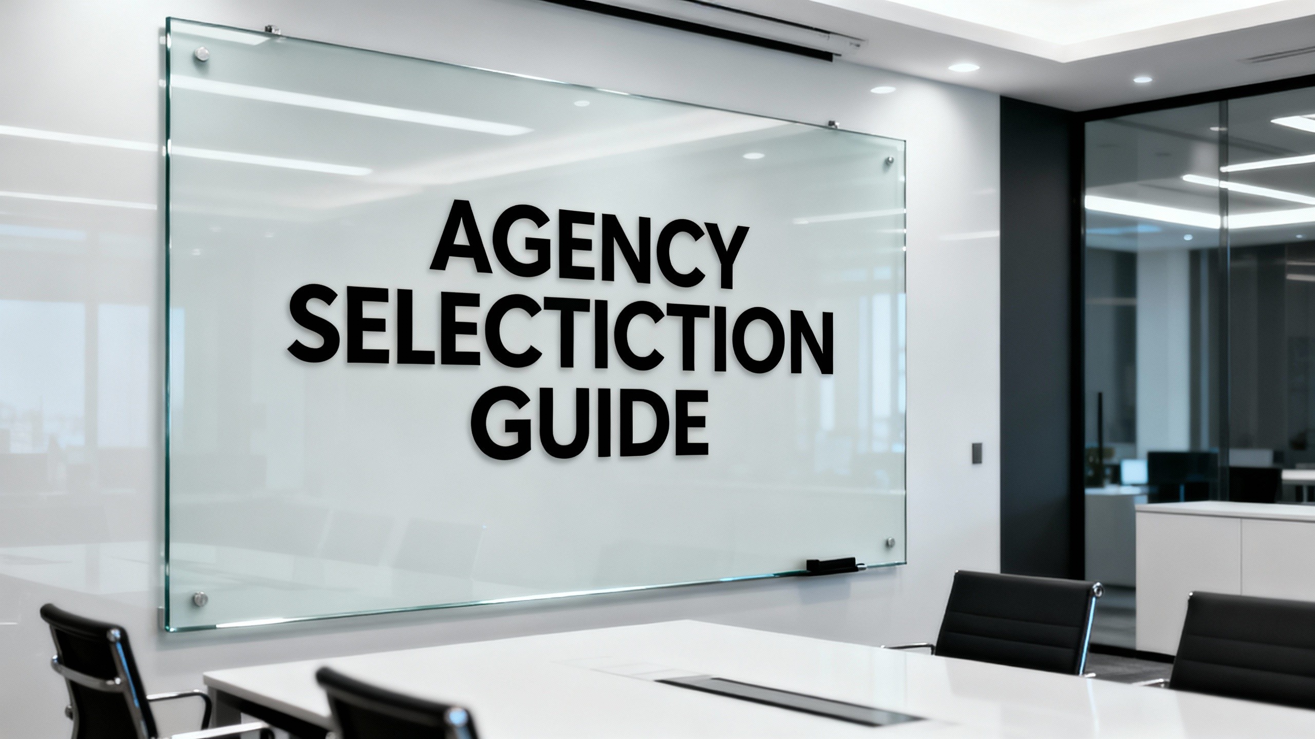 Choosing an Agency