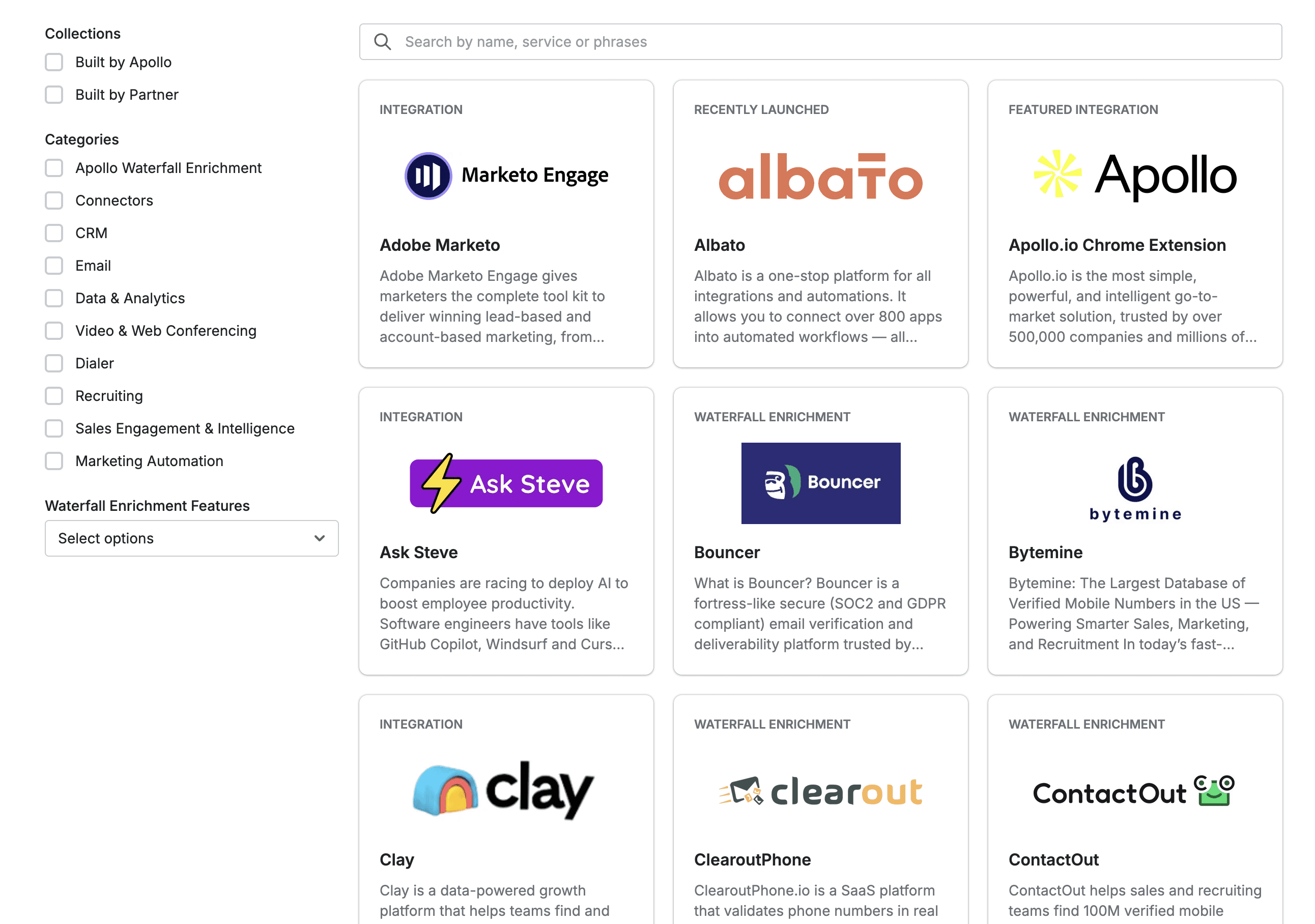 Apollo.io Review integrations