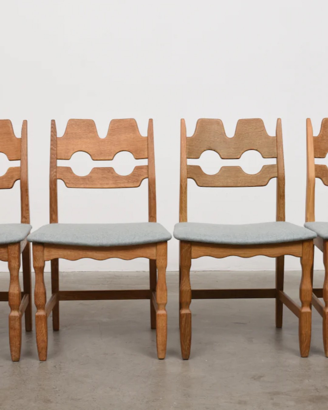 Dining Room Chairs by Henning Kjaernulf 