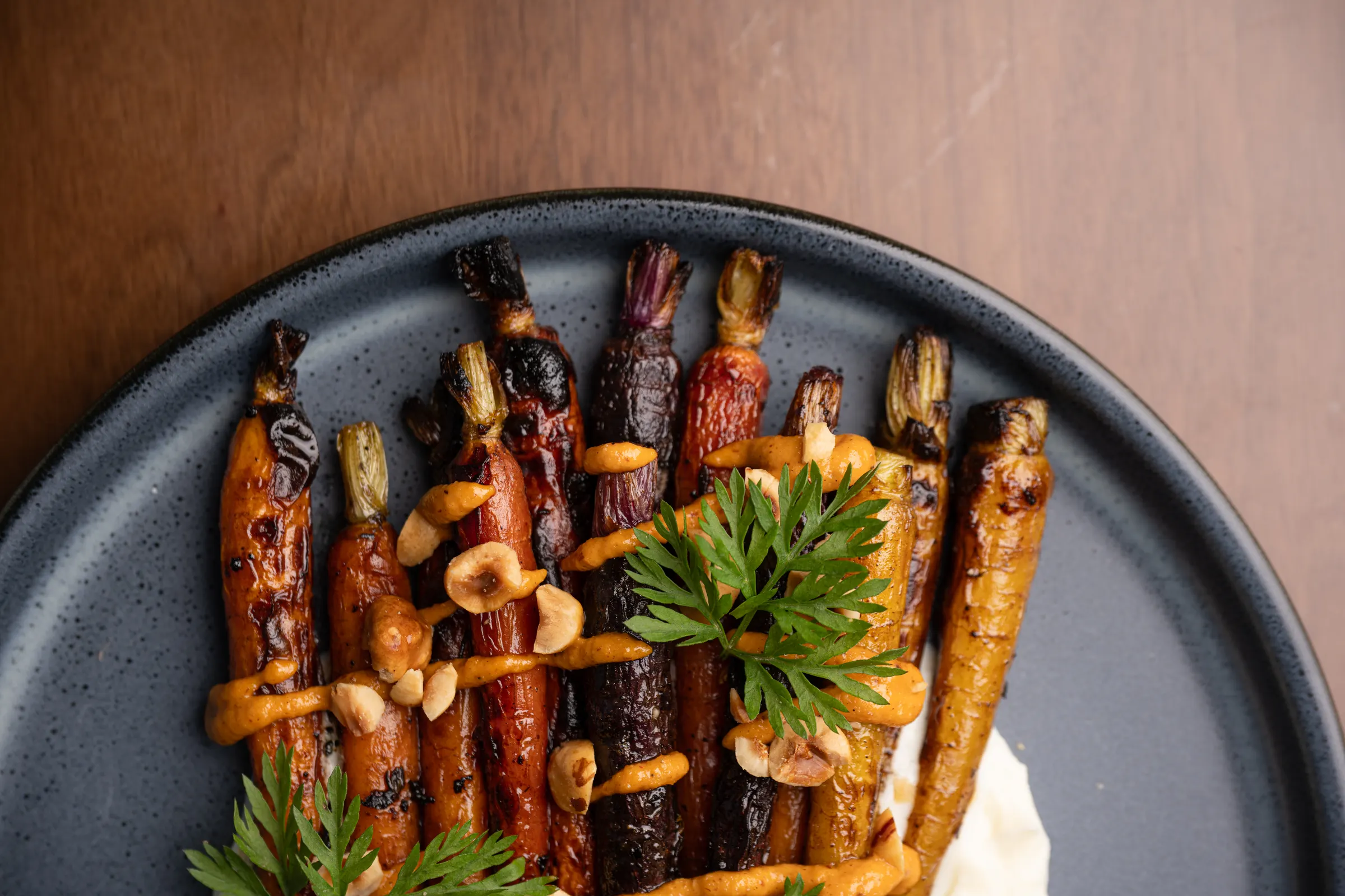 Coal roasted carrots at FYR Short North