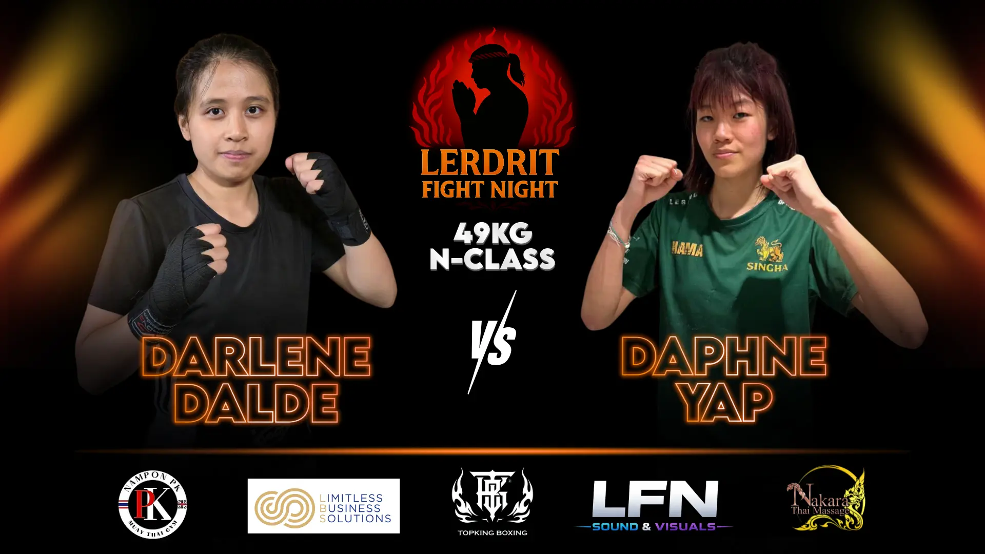 Darlene Dalde vs Daphne Yap | Lerdrit Fight Night
