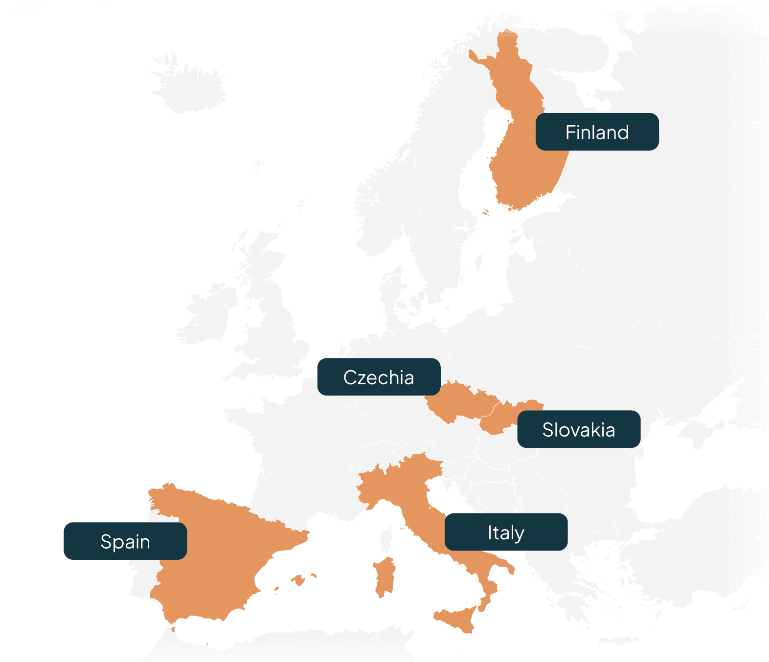 Maps regions of operation Axelor