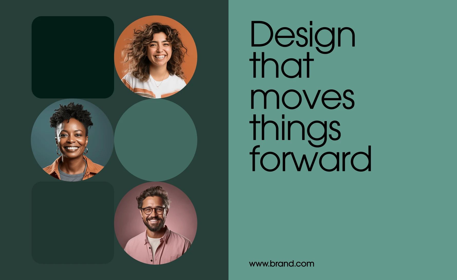 Abstract art, warm gradient