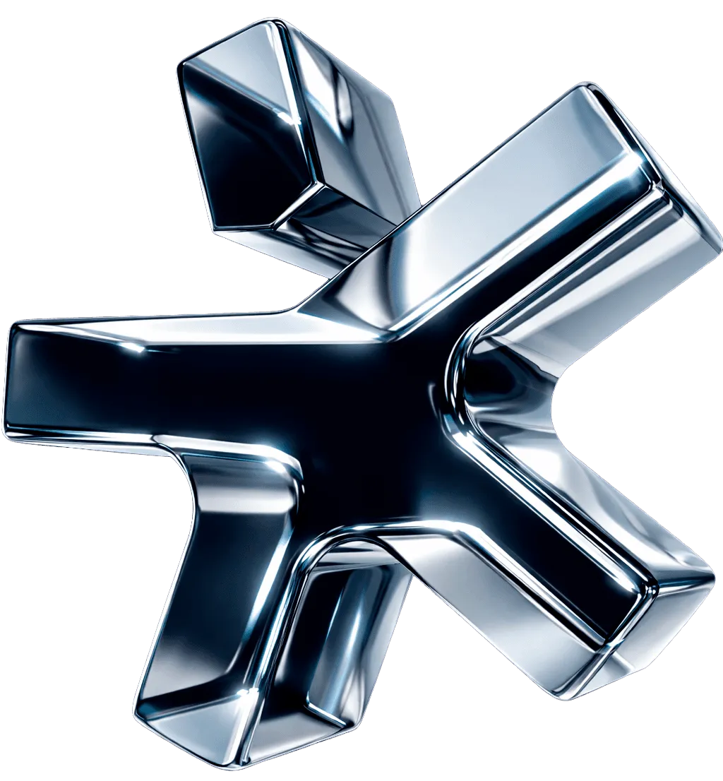 Logotipo SparkMaxx cromado