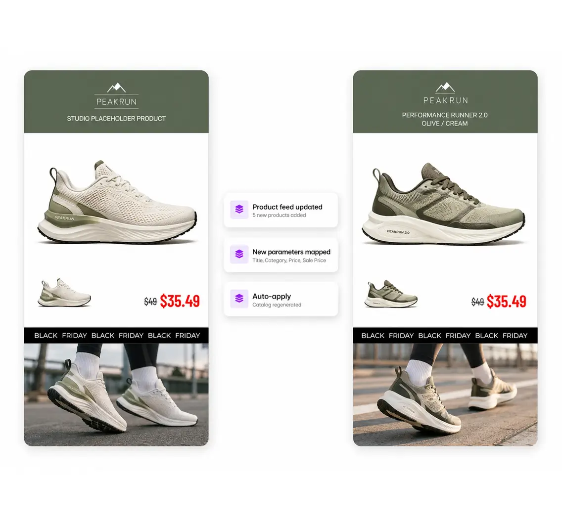 tiktok catalog ads | DPA catalog ads | personalized catalog ads | flow by pansyer