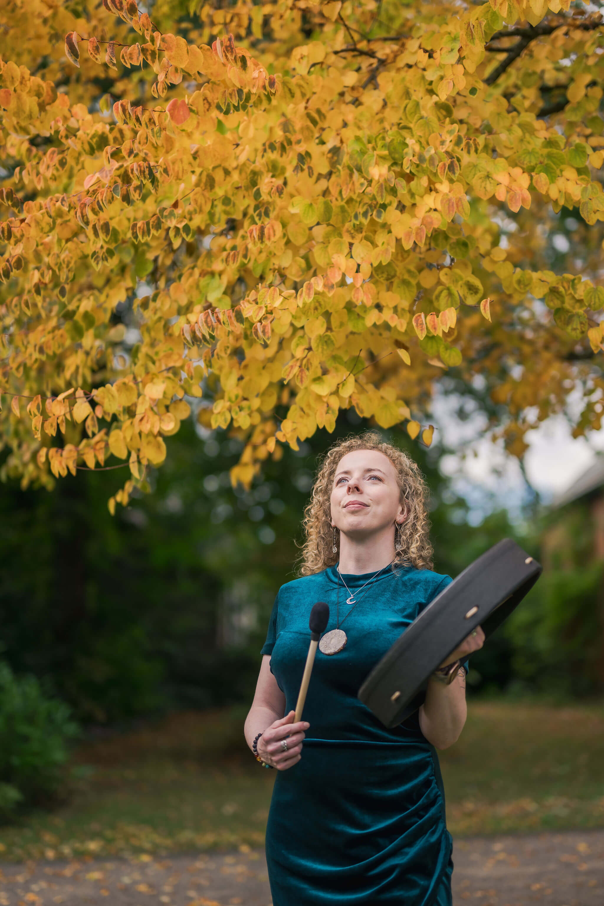 Maryrose sitting on bench