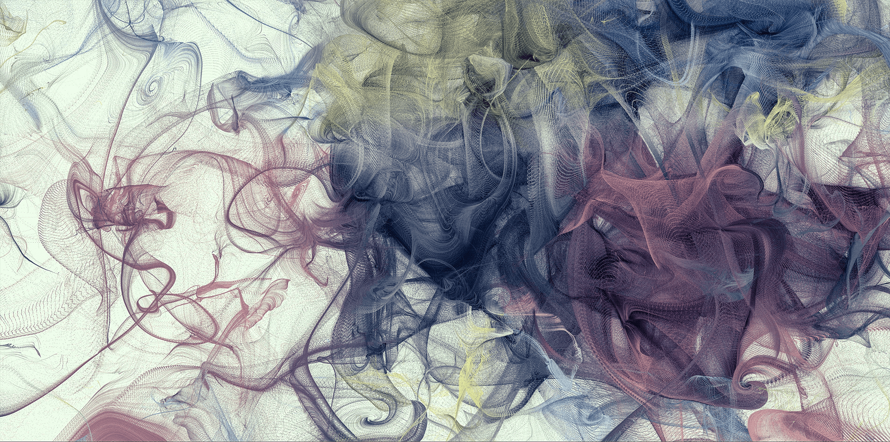 3D geometric workspace mockup with cubes and cylinders